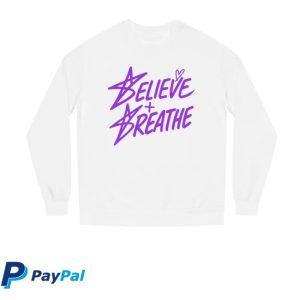 Amber Glenn Shop Merch Believe Breathe Crewnecks