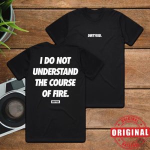 Dirty Kid Merch Store Course Of Fire Tee Black