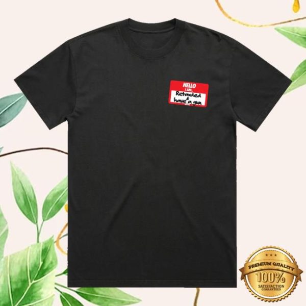 Dirty Kid Merch Store Retarded Tee Black