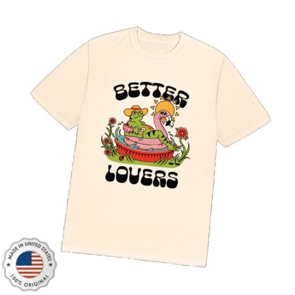 Better Lovers Band Merch Store Frog Summer Tee