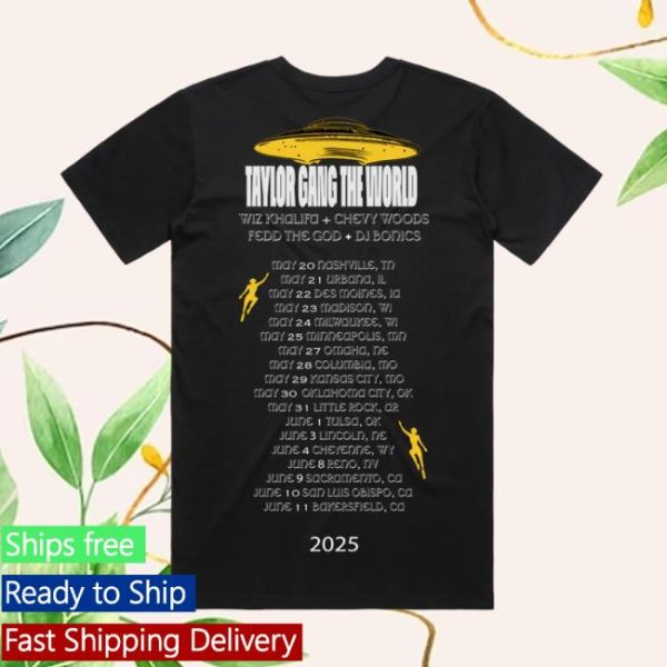 Taylor Gang Store Merch Chevy Woods Tgtw Tour T-Shirt