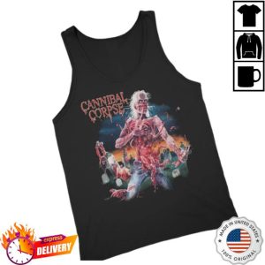 Cannibal Corpse Store Merch Eaten Back To Life Black Tank Top