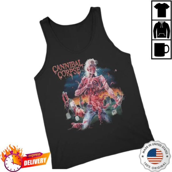 Cannibal Corpse Store Merch Eaten Back To Life Black Tank Top