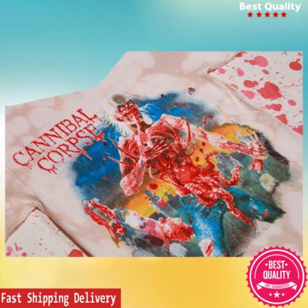 Cannibal Corpse Store Merch Eaten Back To Life Tie Dye T-Shirt