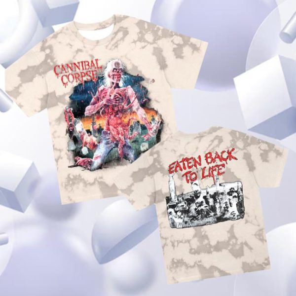 Cannibal Corpse Store Merch Eaten Back To Life Tie Dye T-Shirt