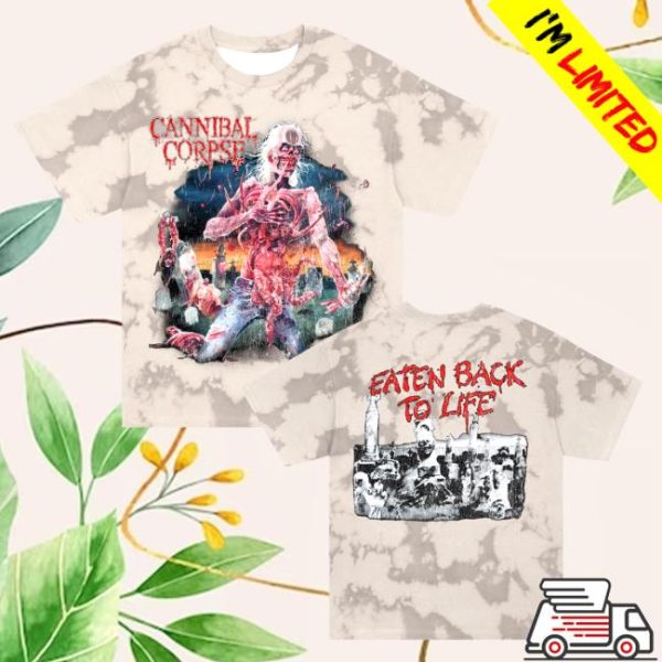 Cannibal Corpse Store Merch Eaten Back To Life Tie Dye T-Shirt