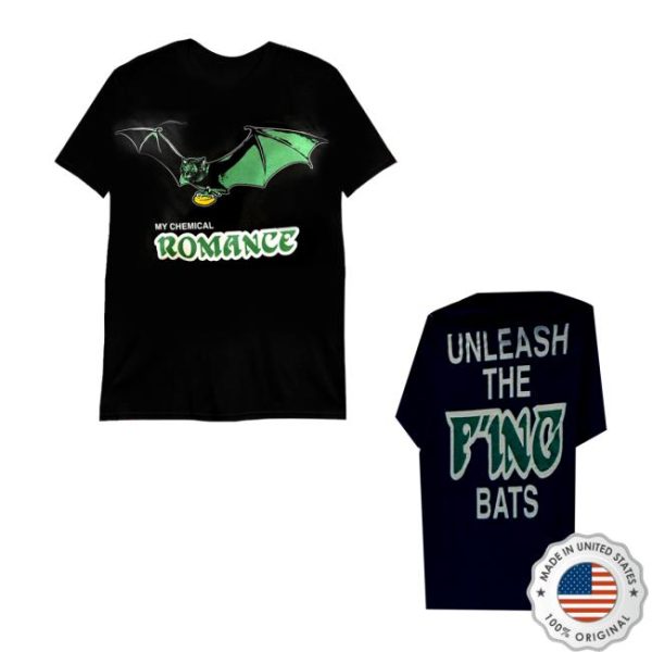 Philly Merch My Chemical Romance Unleash The F’ing Bats Shirt
