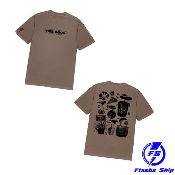 Free Throw Band Merch Store Collage Tee