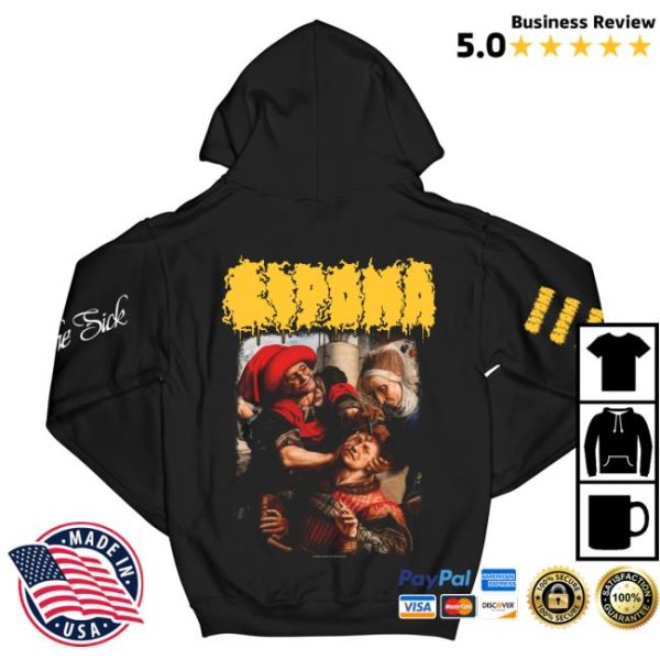 Realityfade Store Merch Lipoma ‘No Cure For The Sick’ Hoodie