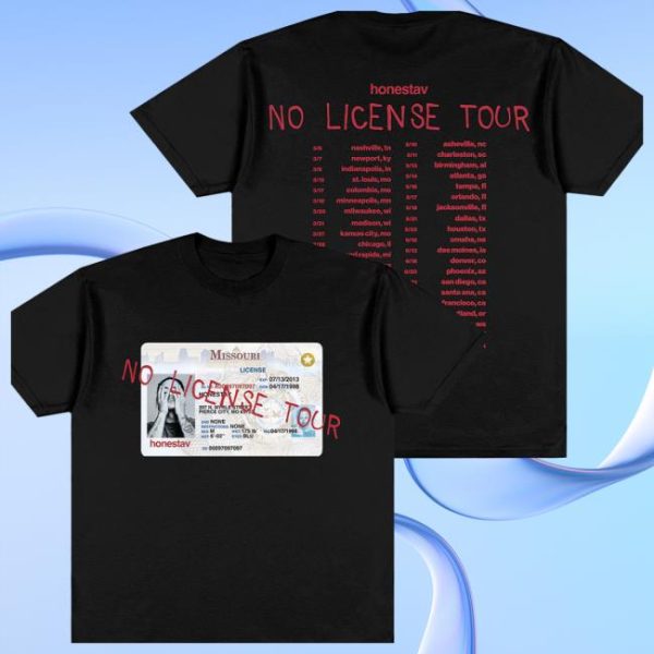 Honestav Store Merch Honestav License Tee