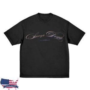 Snoop Dogg Merch Store Snoop Script Tee Black