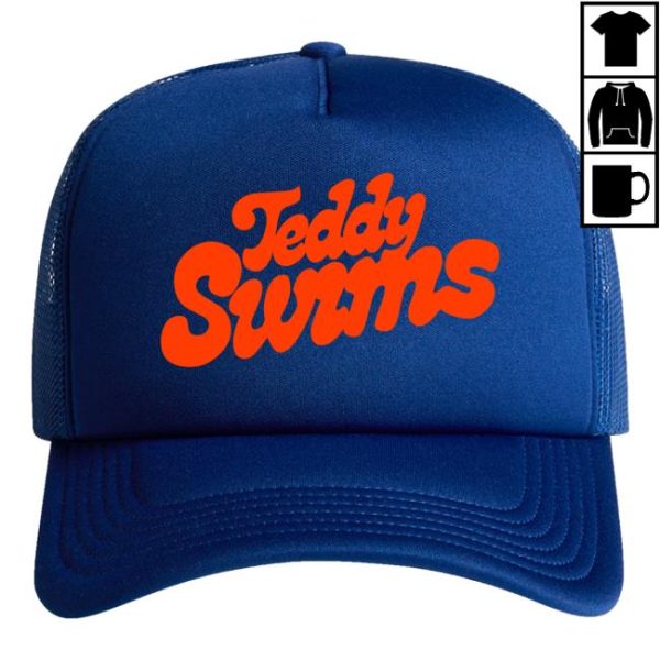 Teddy Swims Merch Store Shop Swims Logo Trucker Hat