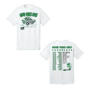 Wiz Khalifa Merch Store Good Vibes Only Tour Stereo Tour Tee