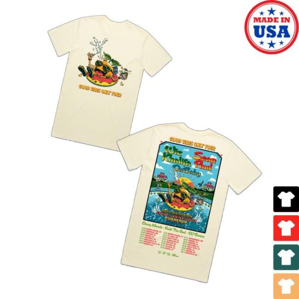 Wiz Khalifa Merch Store Good Vibes Only Tour Poster Shirt