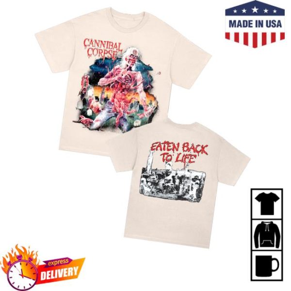 Cannibal Corpse Merch Store Shop Eaten Back To Life T-Shirt