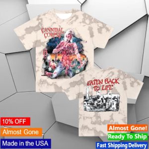 Cannibal Corpse Merch Store Shop Eaten Back To Life Marble Dye T-Shirt
