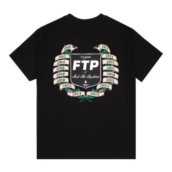 Ftp Merch Store Shop 15 Year Anniversary Tee Black