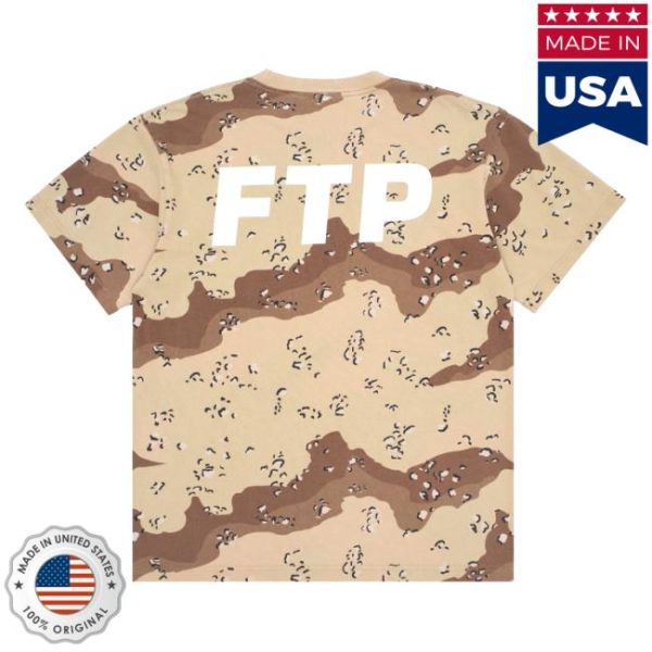 Ftp Merch Store Shop Desert Camo Logo Tee