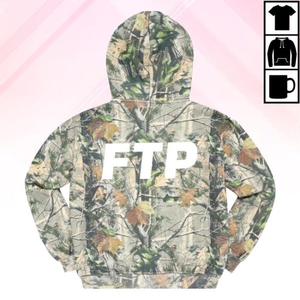 Ftp Merch Store Shop Tree Camo Zip Up Hoodie