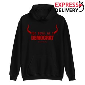 Hang Over Gang Merch Store The Devil Is A Democrat Hoodie