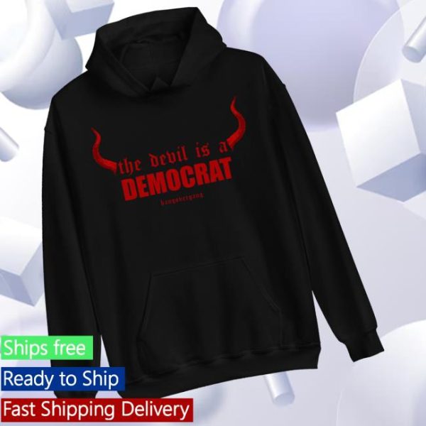 Hang Over Gang Merch Store The Devil Is A Democrat Hoodie