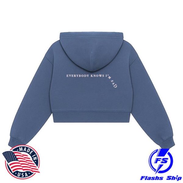 Marina Merch Store Everybody Knows I’m Sad Zip Hoodie