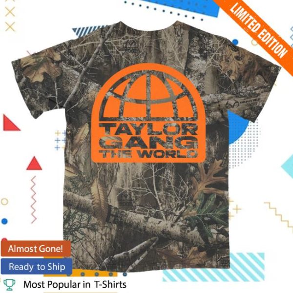 Taylor Gang Merch Store Taylor Gang The World Camo Tee