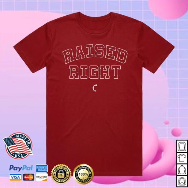 Tpusa Merch Store Raised Right T-Shirt