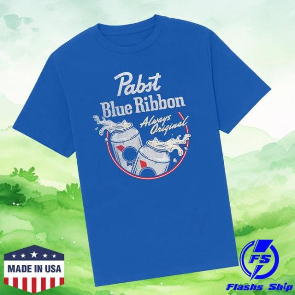 Pabst Blue Ribbon Store Merch Always Original Royal Tee
