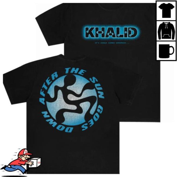 Khalid Store Merch After The Sun Goes Shirt