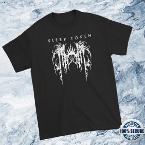 Rockabilia Store Merch Sleep Token Grunge Logo Front Only Rockabilia Exclusive T-Shirt-
