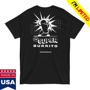 Gordo Taqueria Store Merch The Super Burrito Black Tee