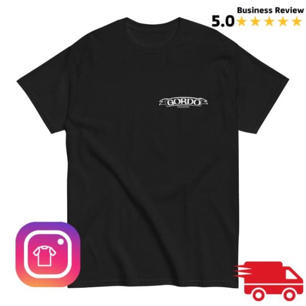 Gordo Taqueria Store Merch The Super Burrito Black Tee