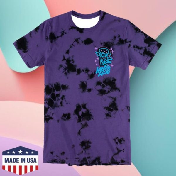 Killer Acid Store Merch Purple Heads Deluxe Crystal Wash T-Shirt