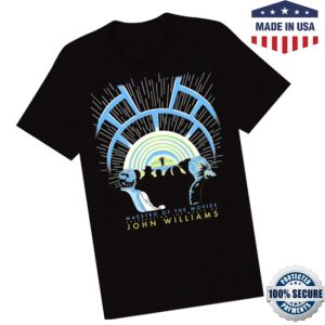 Laphilstore Merch John Williams Maestro Of The Movies Lightspeed Black T-Shirt
