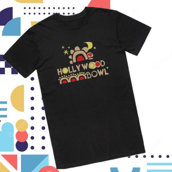 Laphilstore Merch Shop Hollywood Bowl With The Folks Black Tee