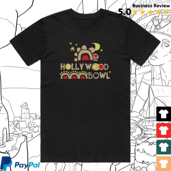 Laphilstore Merch Shop Hollywood Bowl With The Folks Black Tee