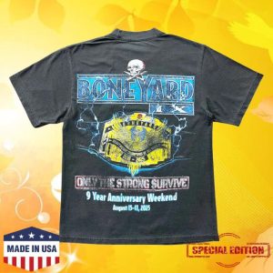 Boneyard Chicago Store Merch Boneyard 9 Year Anniversary T