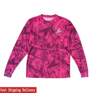 808Allday Merch Store Shop 808Allday Pink Real Tree Camo Dri Fit Performance Ls
