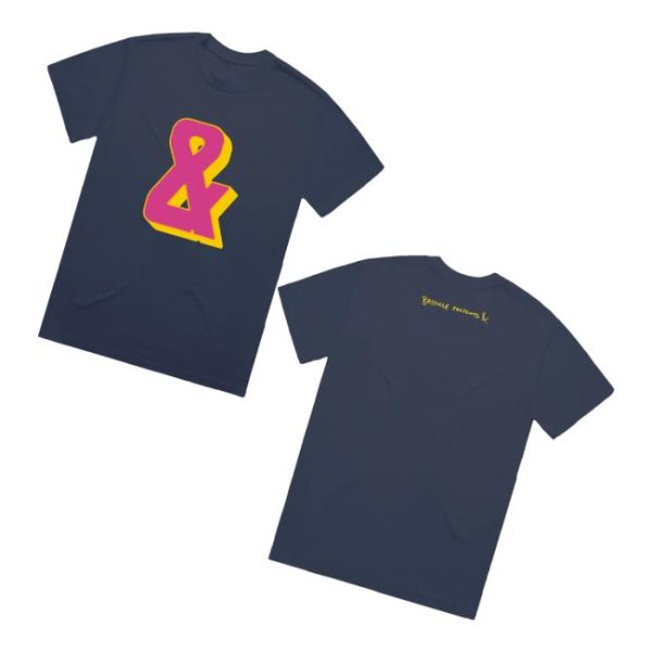 Bastille Bastille Merch Store Shop Bastille Presents And Faded Navy T-Shirt
