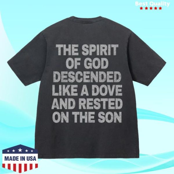 Bold Apparel Merch Store Holy Spirit Tee Ash Black Distressed