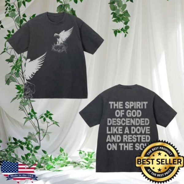 Bold Apparel Merch Store Holy Spirit Tee Ash Black Distressed