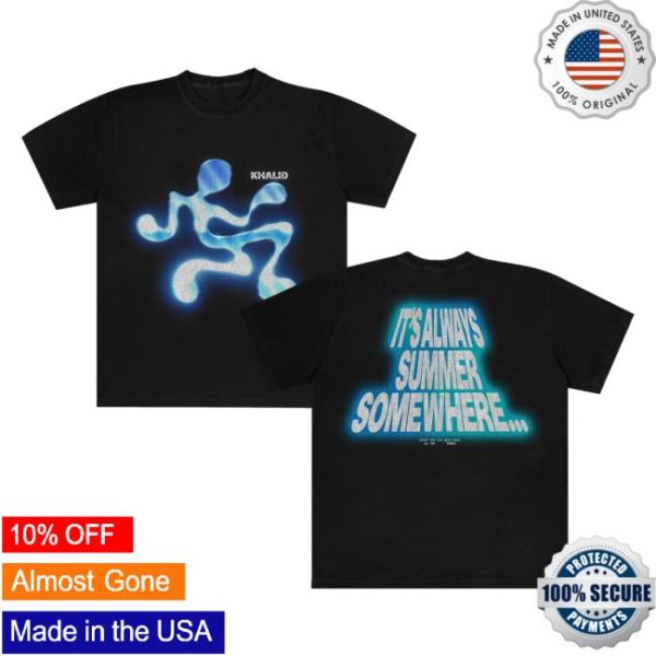 Khalid Store Merch After The Sun Goes Down Black Shirt