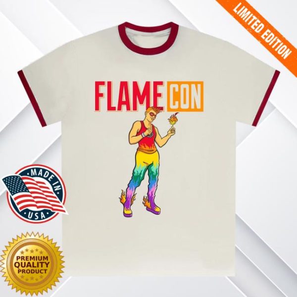 Spirit Jersey Merch Store Flame Con Everyday Ringer Tee