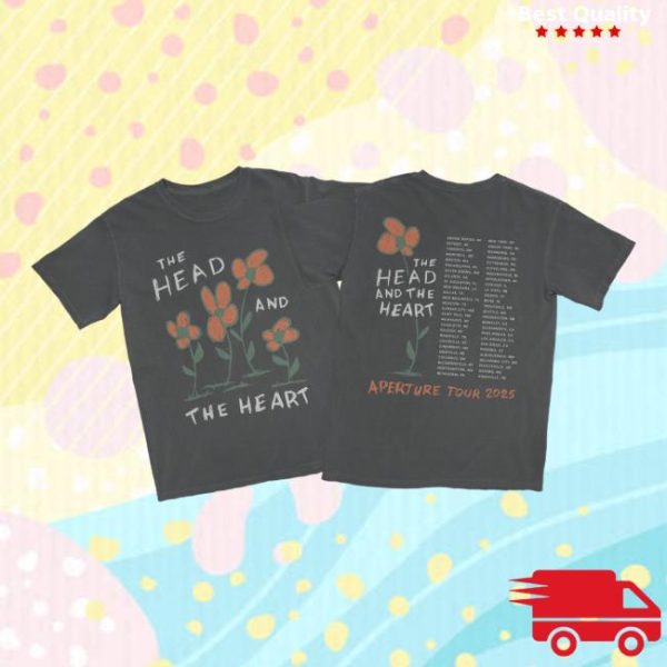 The Head In The Heart Merch Store Shop Thath Flower Tour Dated Tee