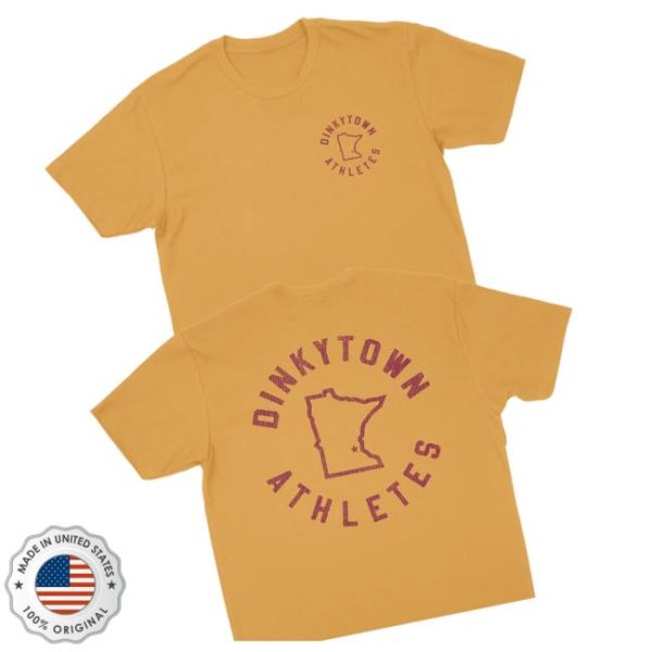 Sotastick Co Store Merch Dinkytown Athletes Gold Out T-Shirt