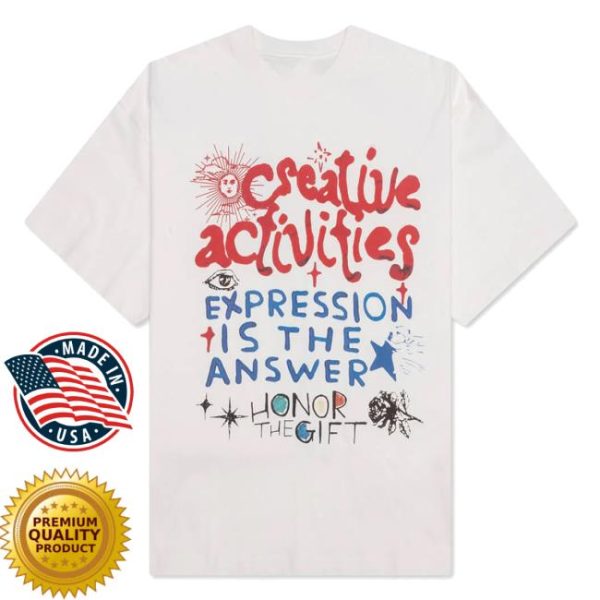Feature Store Merch Honor The Gift Creative Activities Tee