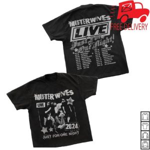 Misterwives Store Merch Vintage Black Tour Tee