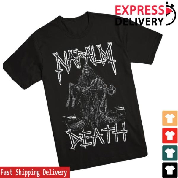 Evil Greed Store Merch Napalm Death Reaper T-Shirt