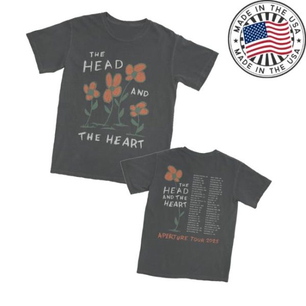 The Head In The Heart Merch Store Thath Flower Tour Dated Tee